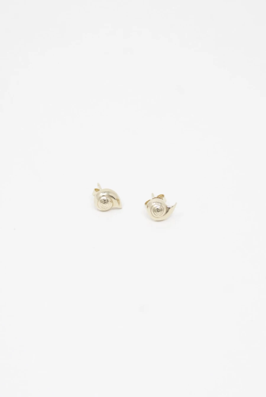 14K Gold Small Nautilus Stud Earrings by Kathryn Bentley | Oroboro Store