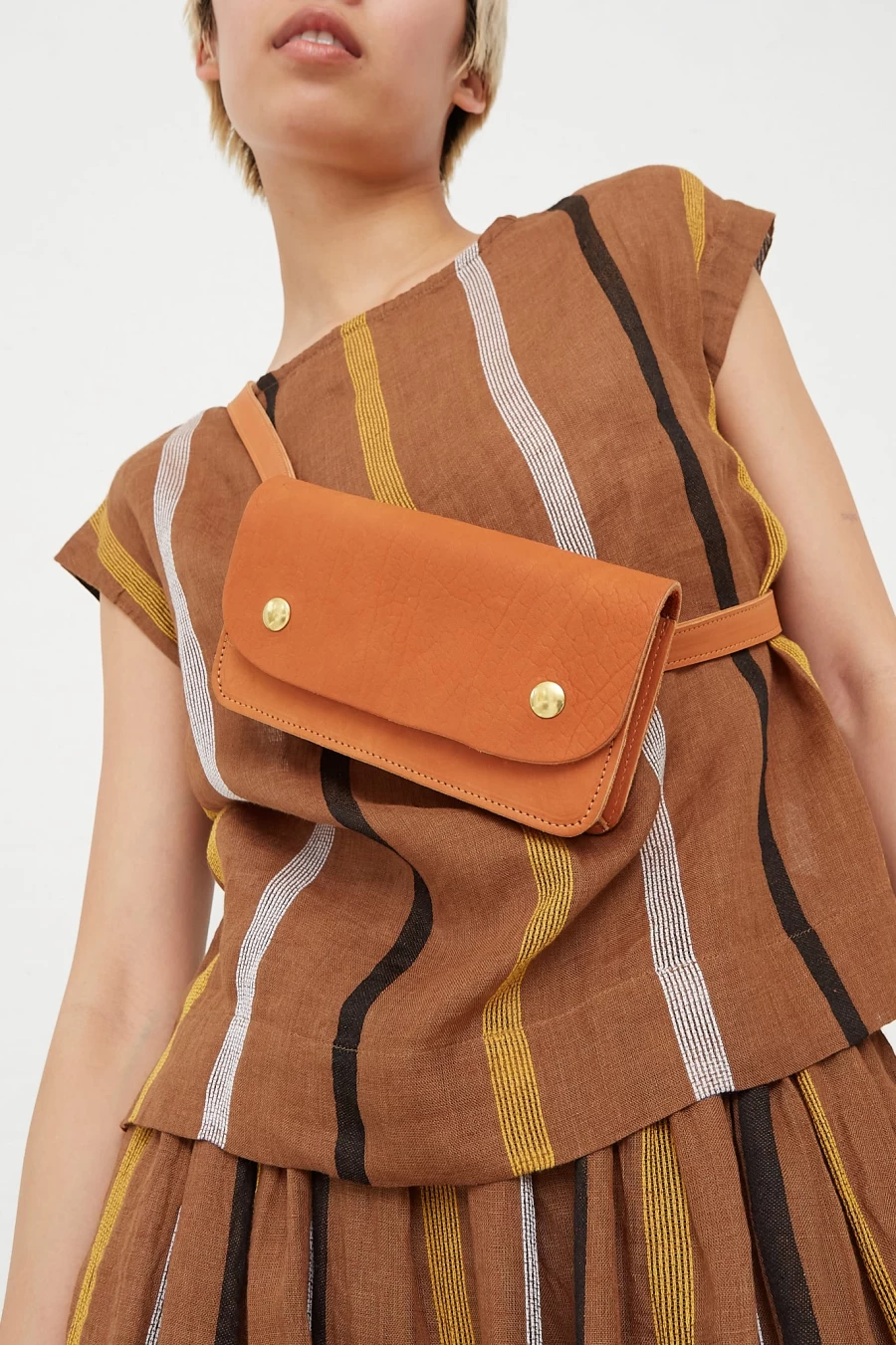 Marlow Goods Lexington Bum Pack 2 - Burnt Orange Waist Bag | Oroboro Store New York