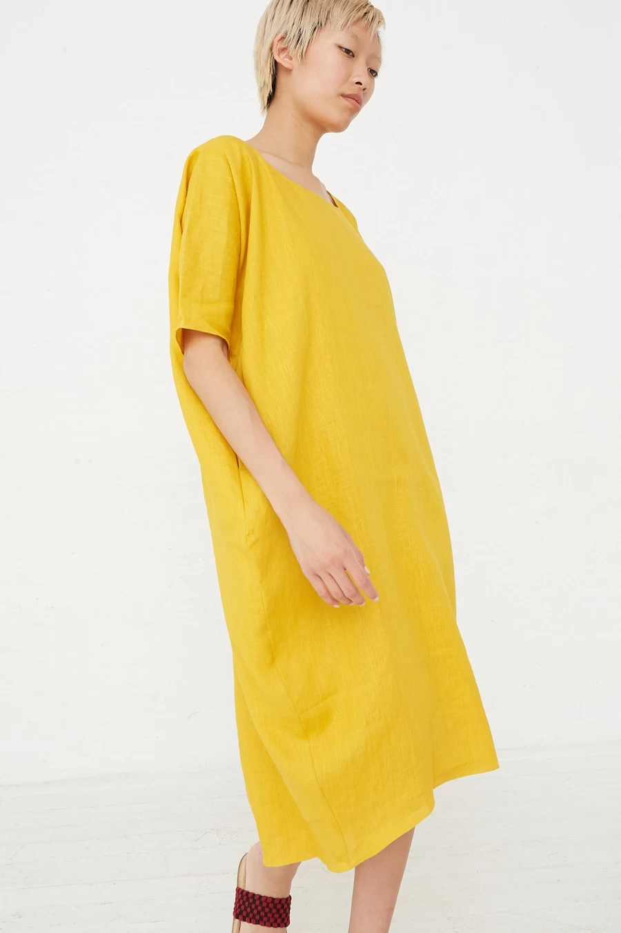 Rachel Craven Georgia Linen Dress in Acacia - Women's Bohemian Summer Dress | Oroboro Store New York