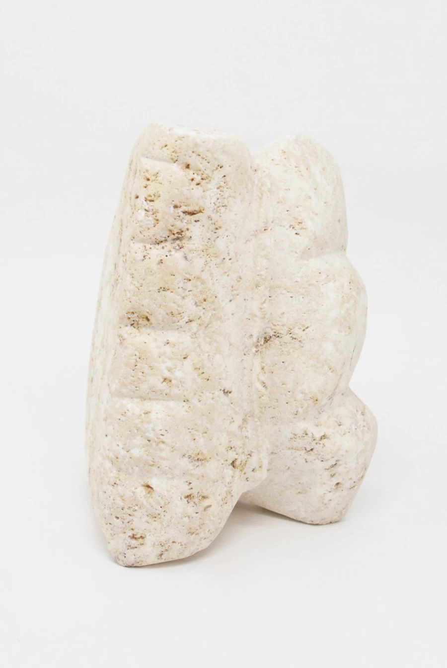 Nadia Yaron Handcrafted Yellow Travertine Butterfly Art Sculpture | Modern Home Decor | Oroboro Store New York