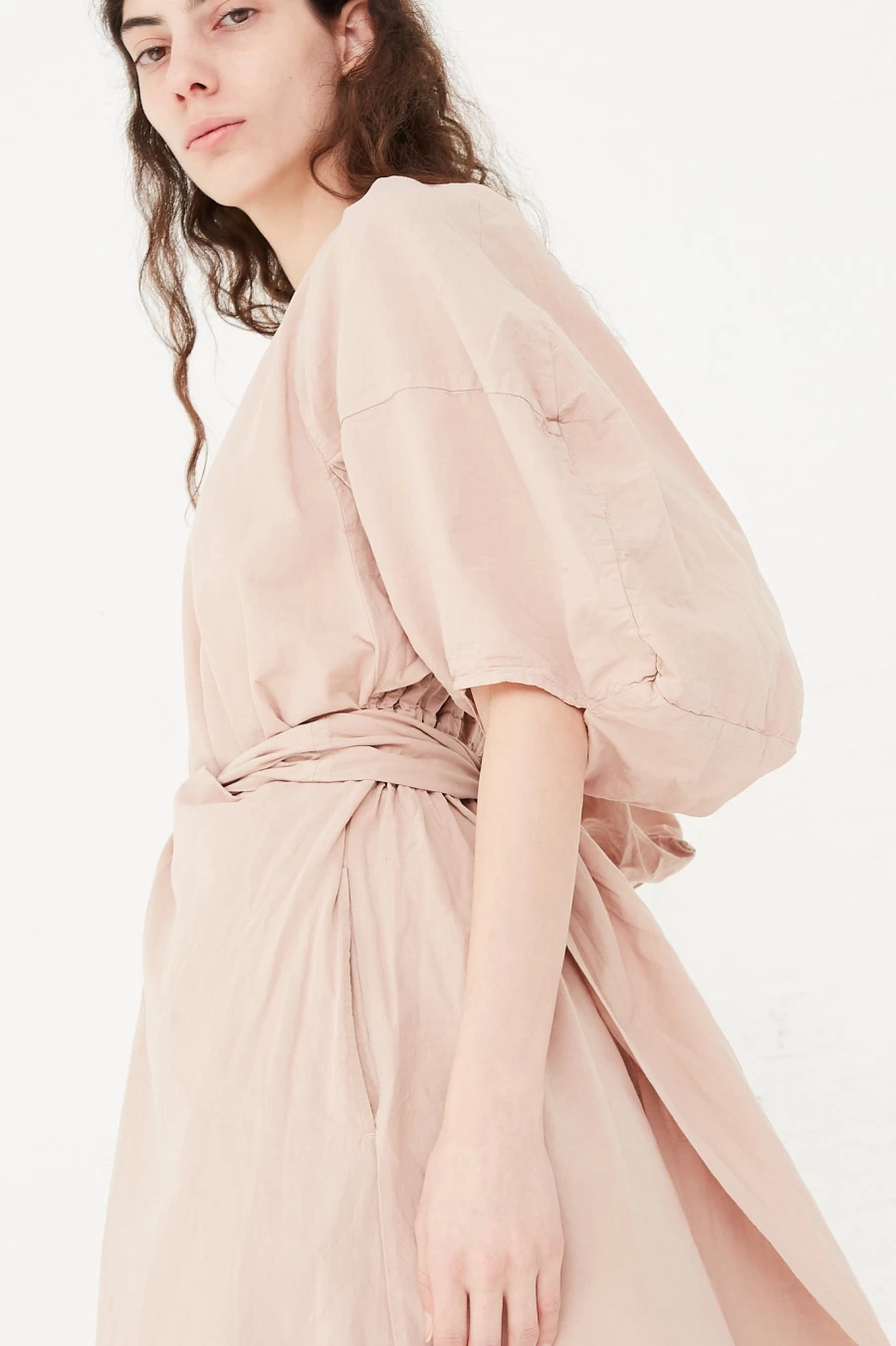 Cosmic Wonder Orange Jade Wrapped Dress - Elegant Boho Style by Oroboro Store