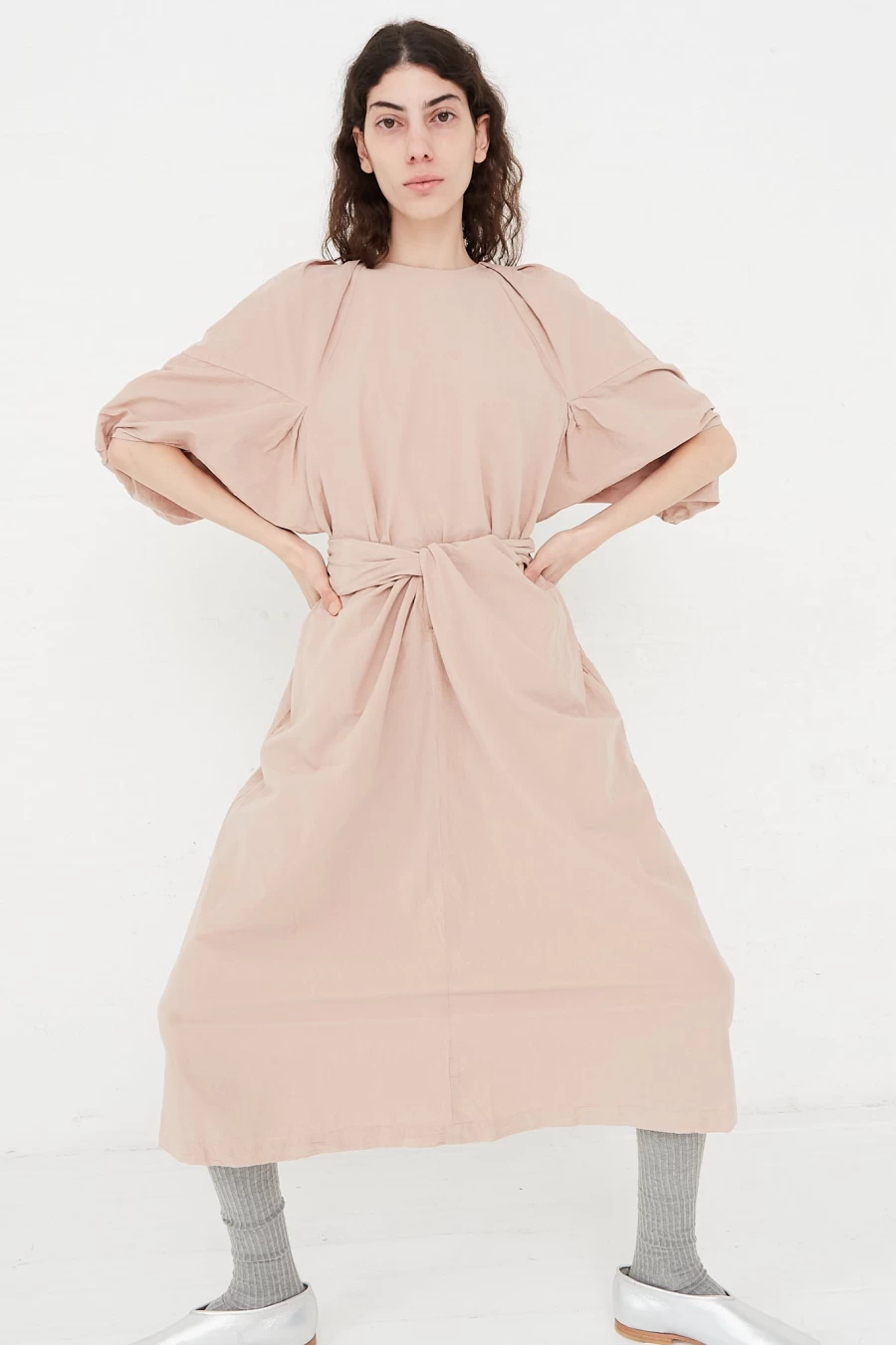 Cosmic Wonder Orange Jade Wrapped Dress - Elegant Boho Style by Oroboro Store